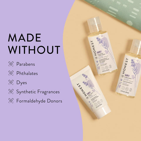 The Honest Company Babe's Mini Must Haves Gift Set, Lavender, 2 fl oz