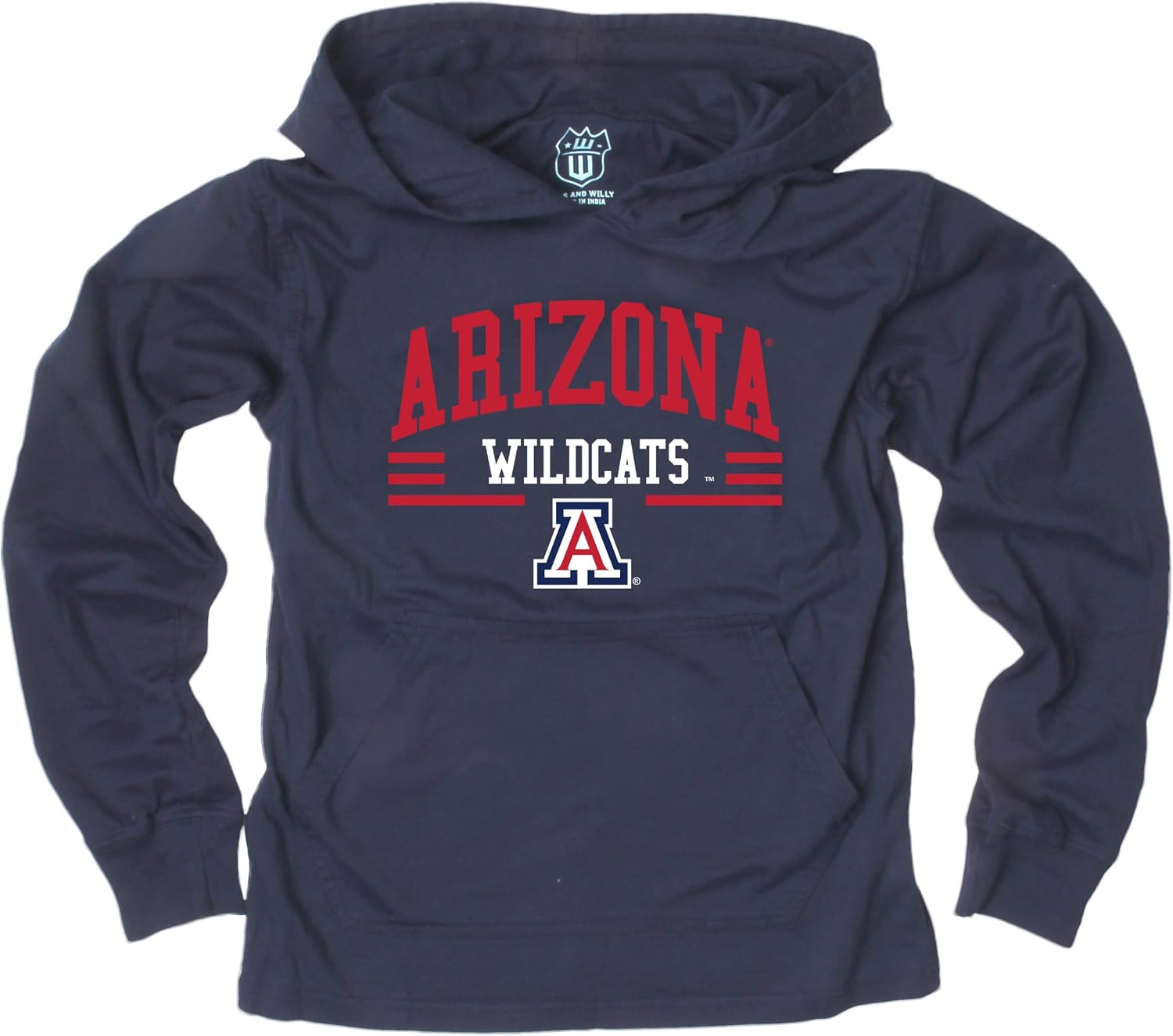 Wes and Willy Youth Kids Toddler College Team Long Sleeve Hooded T-Shirt