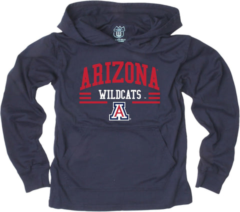 Wes and Willy Youth Kids Toddler College Team Long Sleeve Hooded T-Shirt