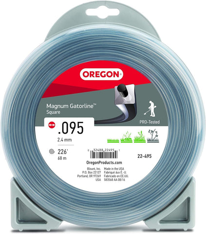 Oregon Magnum Gatorline 095 Trimmer Line Heavy Duty, .095" x 226-Foot