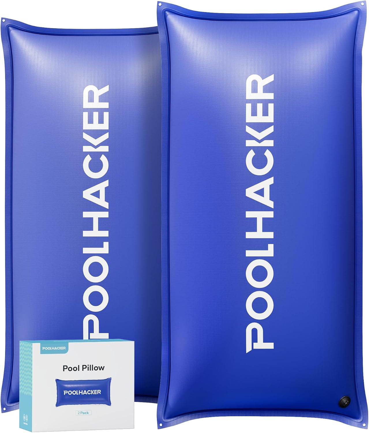 POOLHACKER Winter Pool Pillow for Above Ground Pools, 2 Pack, 4 x 8 FT