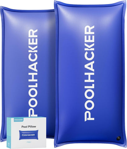 POOLHACKER Winter Pool Pillow for Above Ground Pools, 2 Pack, 4 x 8 FT