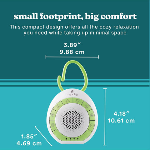 MyBaby Sound Machine, White Noise for Baby, Travel, Nursery and On The Go
