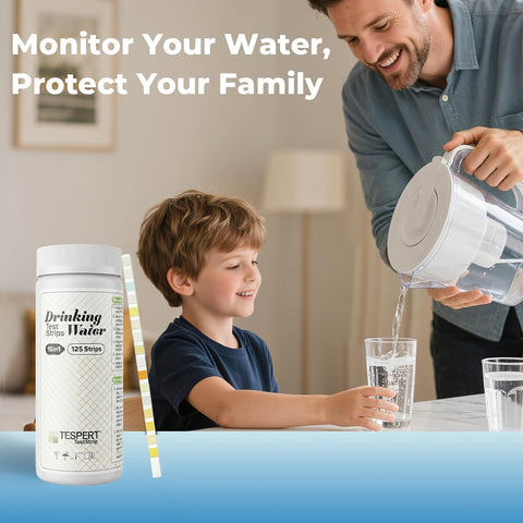 TESPERT 16in1 Water Test Kit 125ct, Lead Water Tester for Drinking Water