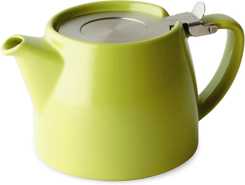 FORLIFE Stump Teapot with SLS Lid and Infuser, 18-Ounce, Blue