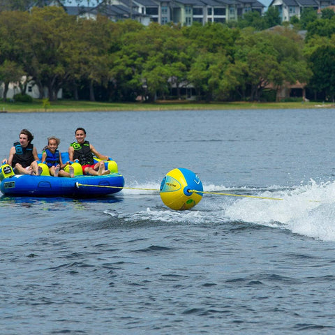 O'Brien Shock Ball Towable Tube Rope Float, Blue