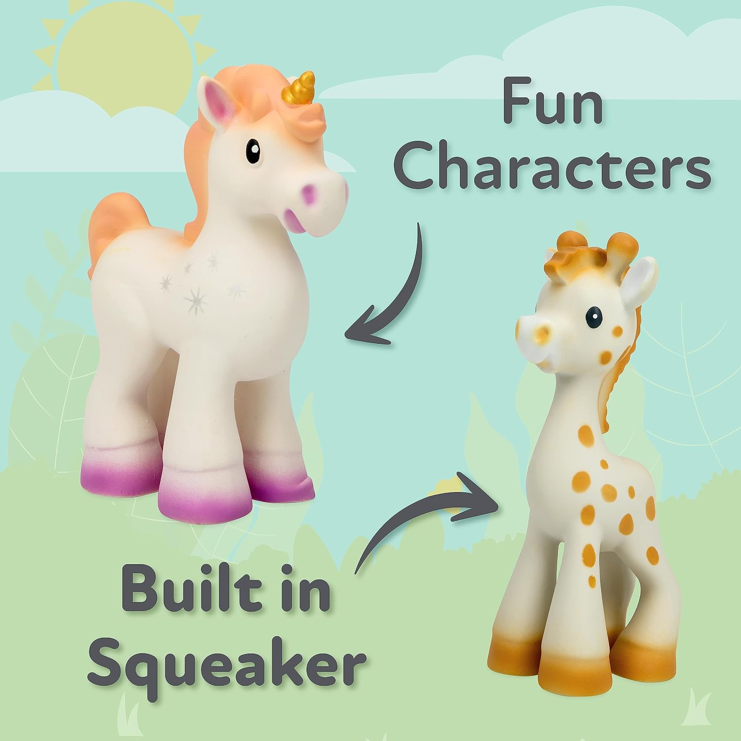 Nuby Jackie The Giraffe Super Soft Teether Toy