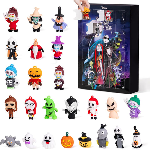 Nightmare Be Christmas Advent Calendar,Halloween Advent Calendar 2026,with 24 Collectible for Kids Adult Boys Girls,Halloween Calendar Countdown Box Halloween Gifts