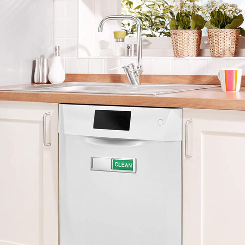 Cimkiz Dishwasher Magnet Clean Dirty Sign Easy to Slide Non-Scratching