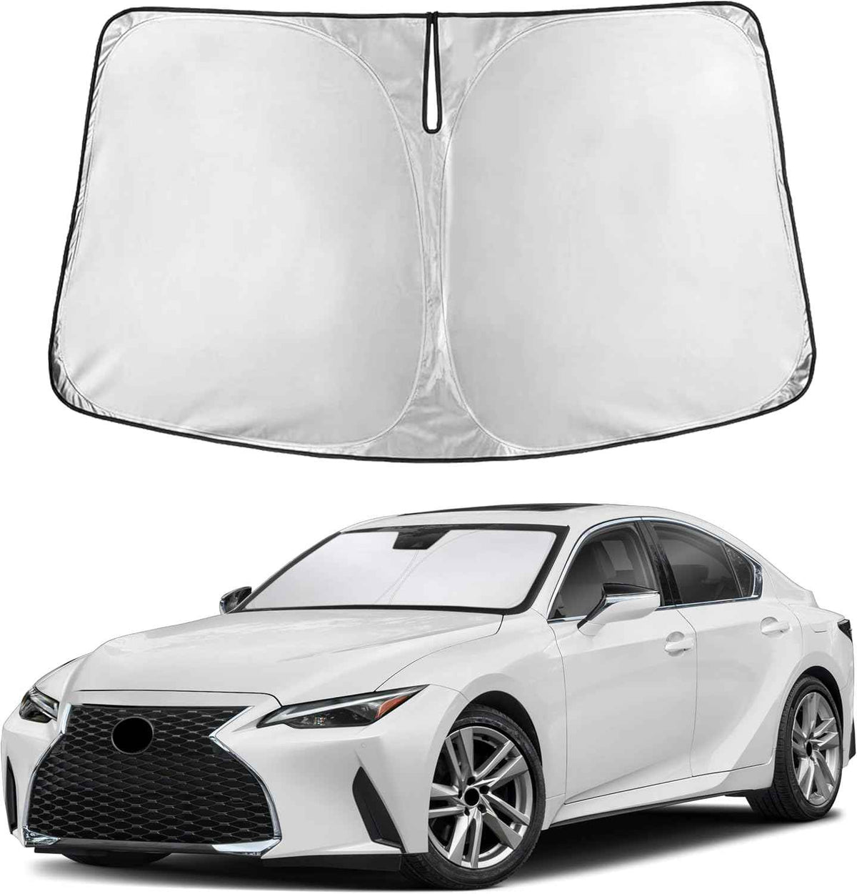 EcoNour Windshield Sunshade Compatible for Lexus is 2014-2024, 2025, 2026