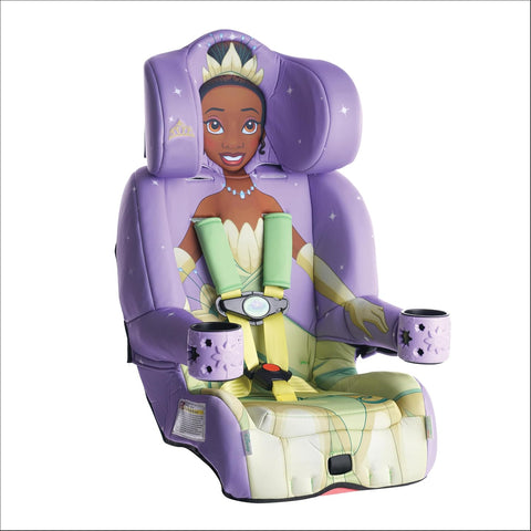 KidsEmbrace 2-in-1 Car Seat | Forward-Facing Harness (26.5–65 lbs) & Booster Mode (40–100 lbs) | Latch | Premium Fit with Multi-Position Headrest, Harness & Recline - Disney Tiana