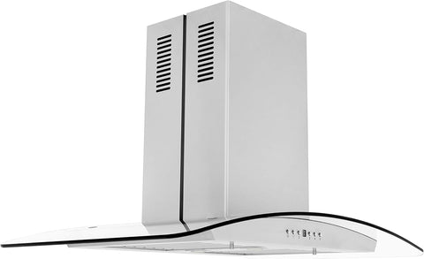 ZLINE 30 in. Island Mount Range Hood in Stainless Steel & Glass (GL5i-30)