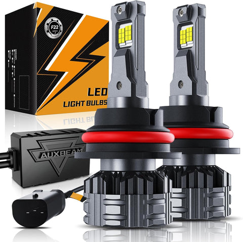 Auxbeam 9007 HB5 Fog Lights F22 Series 110W 24000LM 9007 Powersports Light