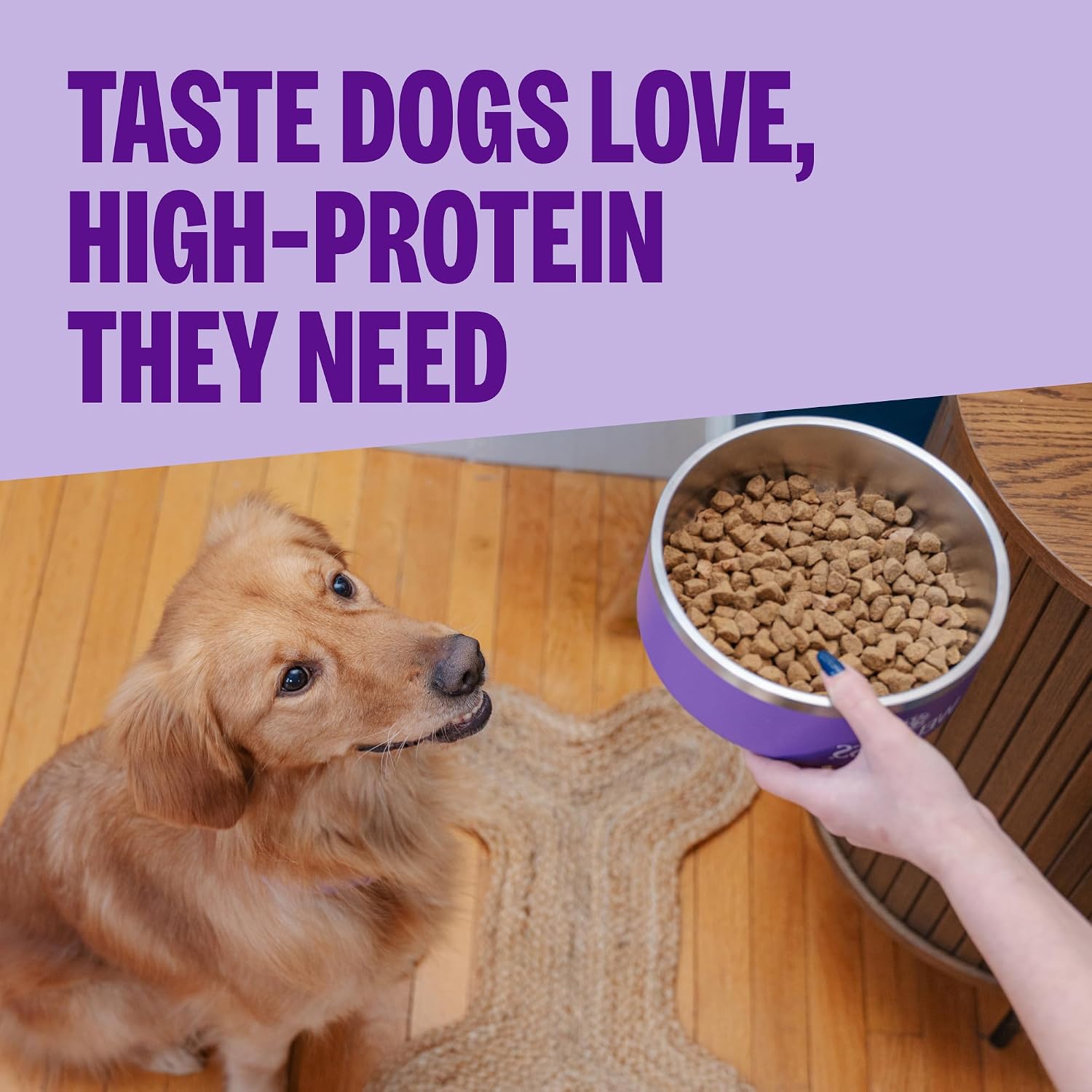 Wellness CORE Adult Dry Dog Food, Grain Free Kibble, Natural, High Protein, Turkey and Chicken Recipe, 26 lb Bag
