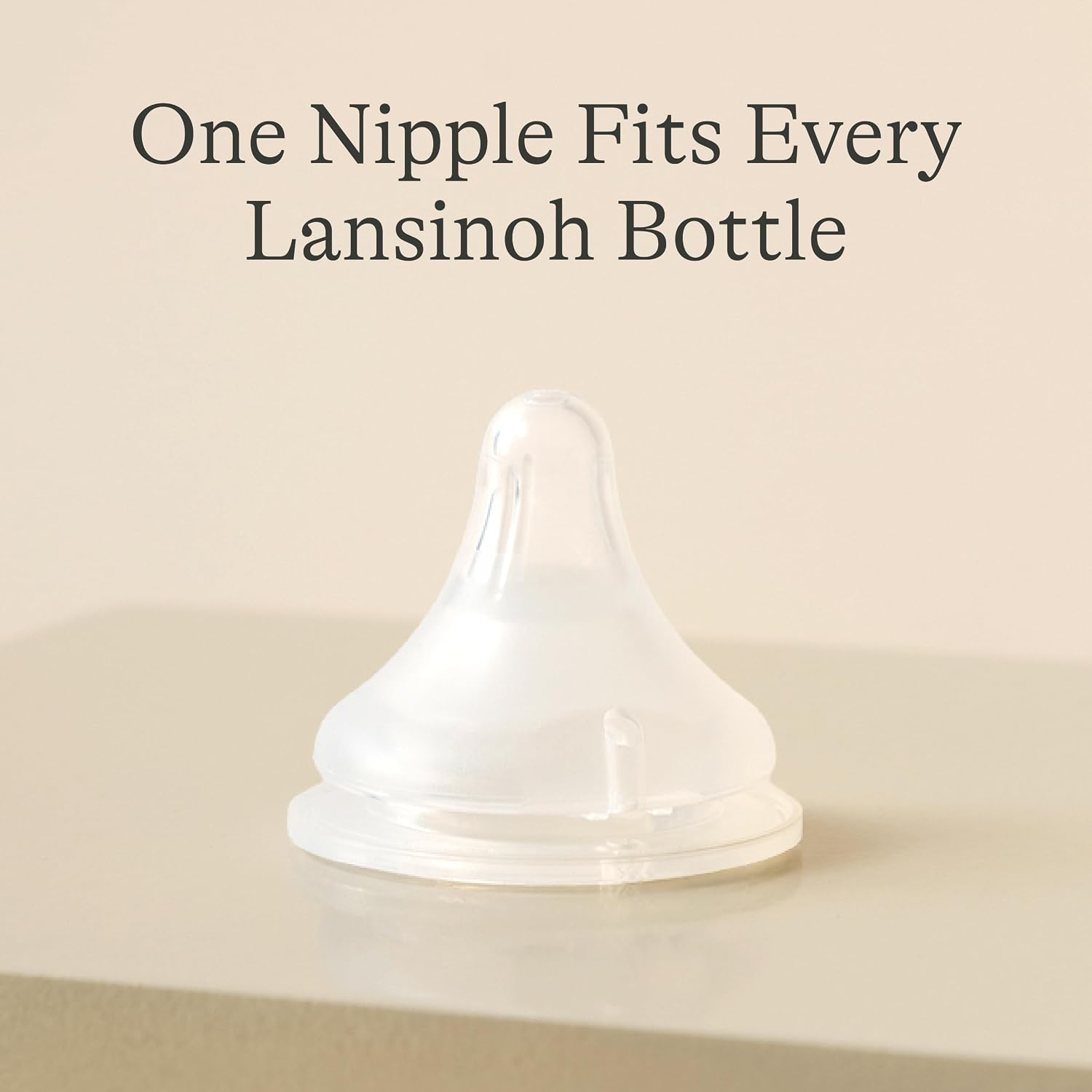 Lansinoh NaturalWave Baby Bottle Nipples, Extra Slow Flow (XS), 4 Count