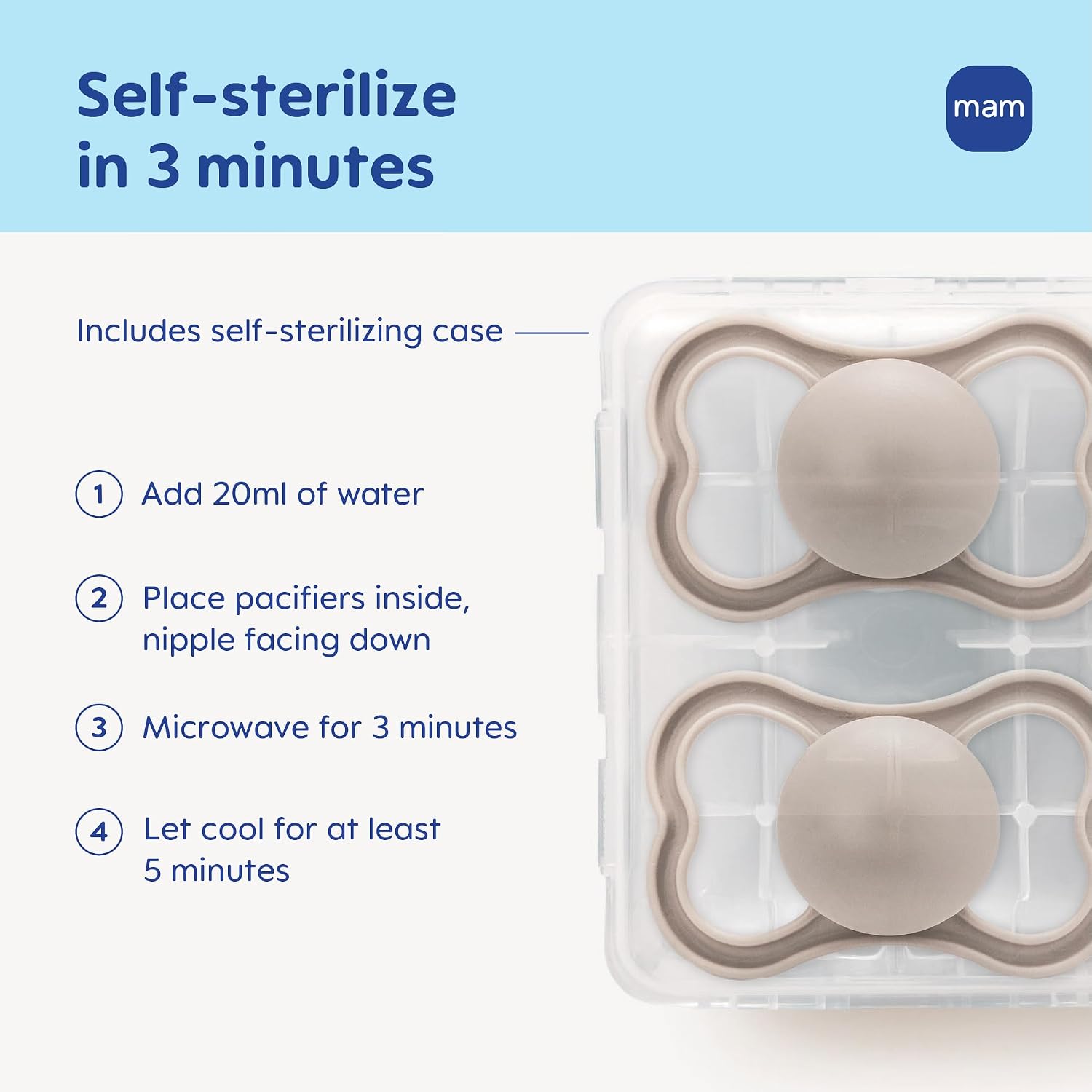 MAM Supreme Baby Pacifier, 16+ Mths, Premium Extra Thin Nipple, 2 Pack