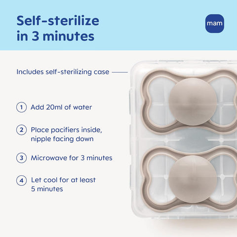 MAM Supreme Baby Pacifier, 16+ Mths, Premium Extra Thin Nipple, 2 Pack