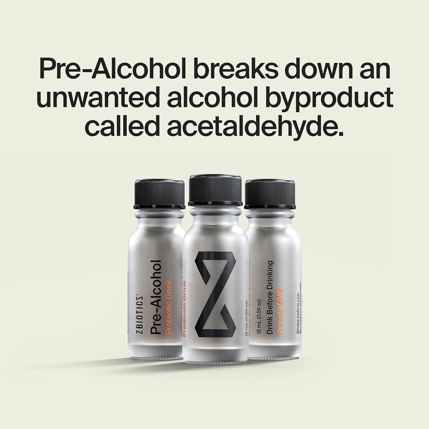 ZBiotics Pre-Alcohol Probiotic — Drink Responsibly, for an Easier Tomorrow