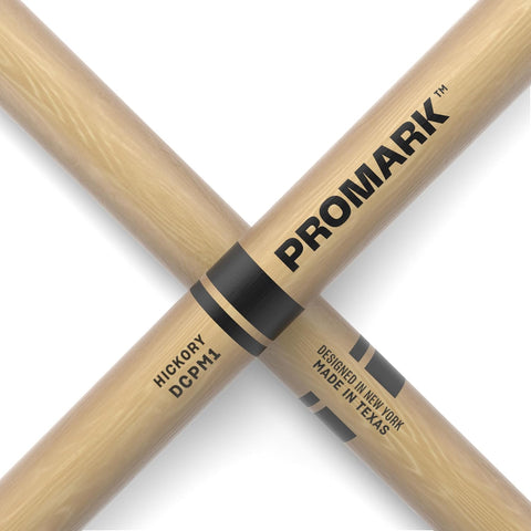 ProMark DCPM1 Hickory Marching Drumsticks, Wood Tip