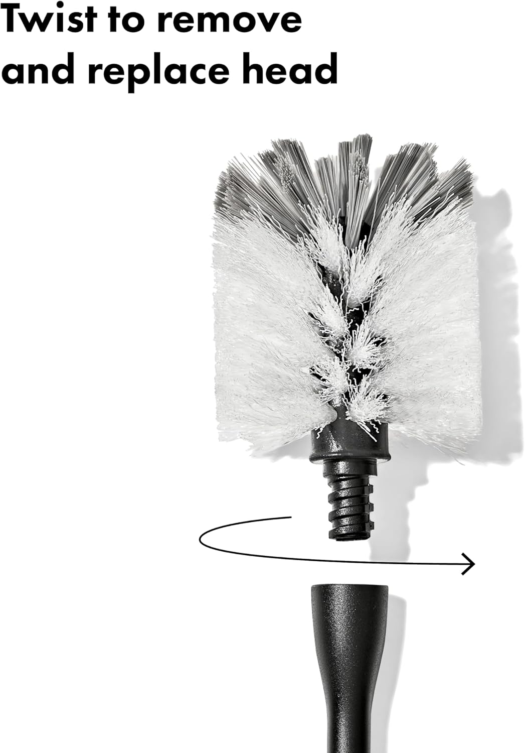 OXO Steel Bottle Brush with Replaceable Head