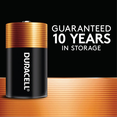 Duracell Coppertop C Batteries, 8 Count, 10-Year Shelf Life, Long-lasting