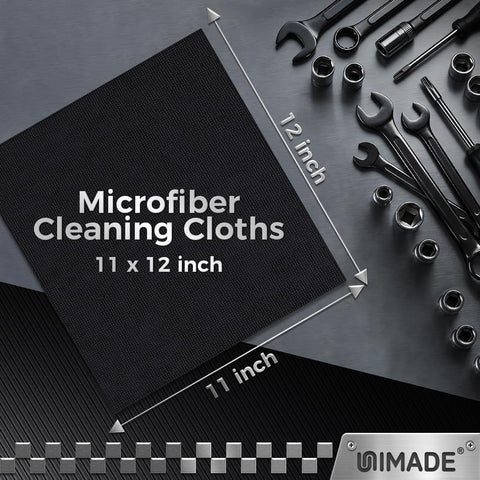 UNIMADE Microfiber Cleaning Cloth, 24 Pack Reusable Microfiber Towels