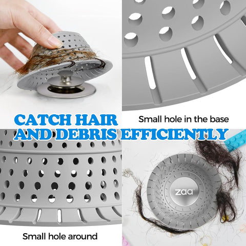 zaa Shower Drain Hair Catcher Bathtub Drain Strainer Sink Drain Protector