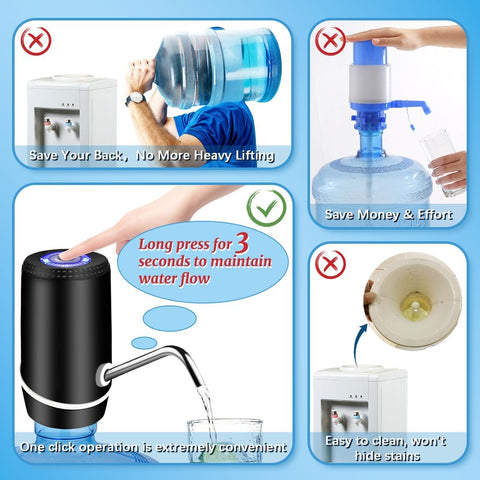 Water Dispenser for 5 Gallon Bottle, Electric Water Pump for 5 Gallon Jug