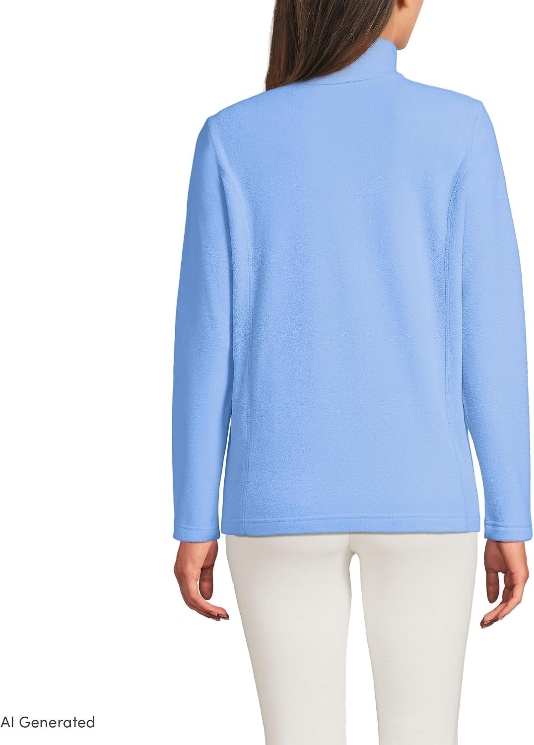 Lands' End Women's Fleece Full Zip Jacket