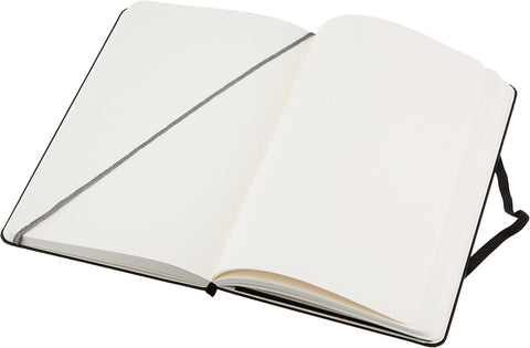 Amazon Basics Classic Blank Notebook, Hardcover, 240 Pages, 5" x 8.25", Black