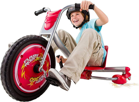 Riprider FlashRider 360 Drift Trike | Pedal Drifting Tricycle (Red)