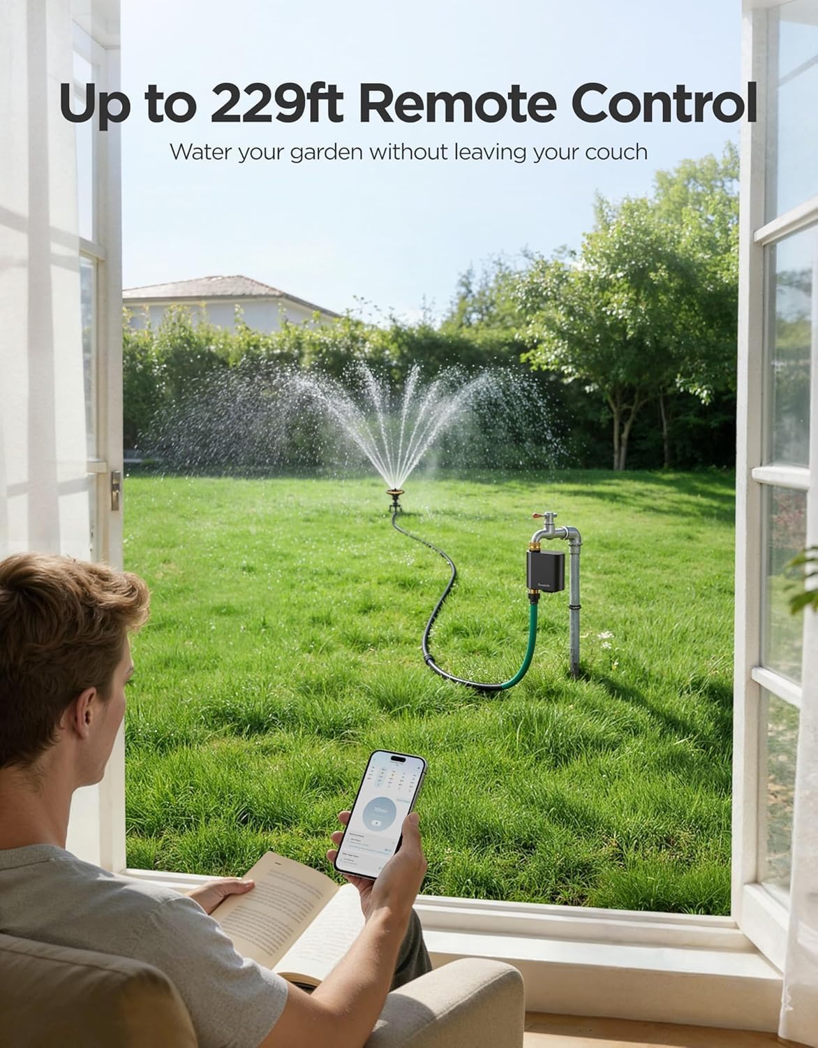 GoveeLife H5901 Bluetooth Smart Sprinkler Timer, Gateway not Included