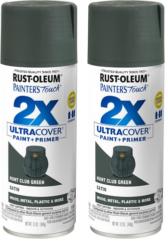 Rust-Oleum Painter's Touch 2X Ultra Cover Spray Paint, Hunt Club Green