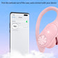 Bluetooth Headphones Wireless Earbuds 80hrs Playtime Wireless Charging Case Digital Display Sports Ear buds with Earhook Premium Deep Bass IPX7 Waterproof Over-Ear Earphones for TV Phone Laptop Pink