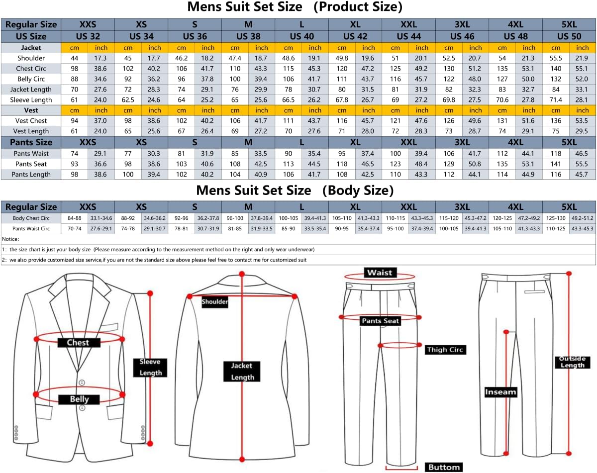 2 Piece Men's Chinese Suit Chinese Stand Collar Slim Fit Suits Front Button Blazer Pant Set