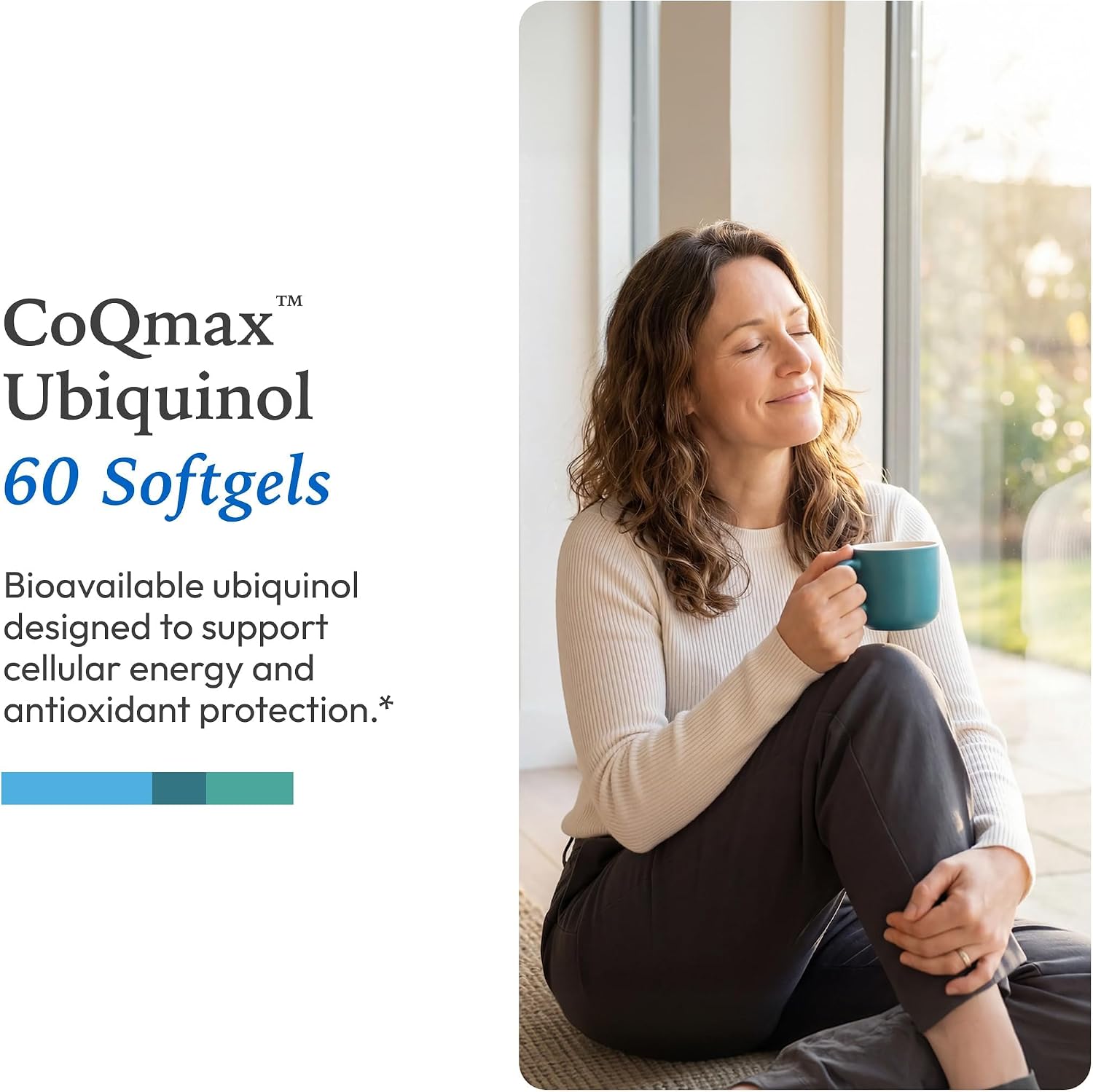 XYMOGEN CoQmax Ubiquinol, 60 Softgels