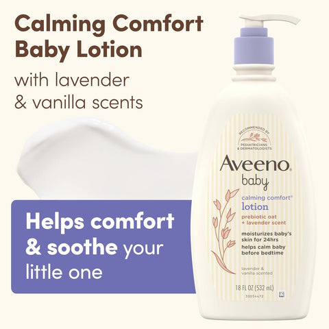 Aveeno Baby Calming Comfort Moisturizing Body Lotion, 18 fl. oz