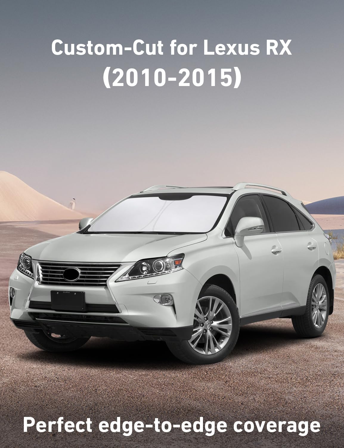 EcoNour Windshield Sunshade Compatible for Lexus RX 2010-2023 2024 2015