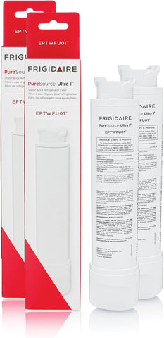 Frigidaire EPTWFU01 Refrigerator Water Filter Replacement, Set of 2
