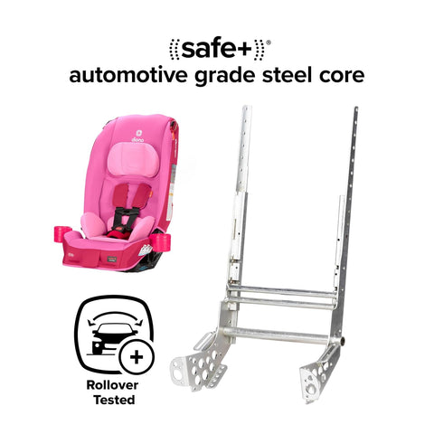 Diono Radian 3R, All-in-One Convertible Car Seat, Rear and Forward Facing, 10 Years 1 Car Seat, Slim Fit 3 Across, Pink Cotton Candy