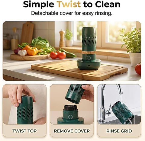 Portable Fruit and Vegetable Washing Machine, Cordless Food Purifier