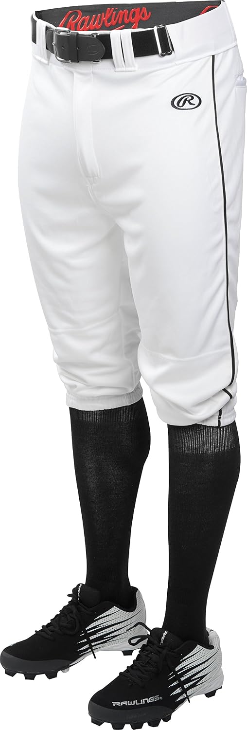 Rawlings Men's Launch Baseball Pants | Knicker Fit | Multiple Colors