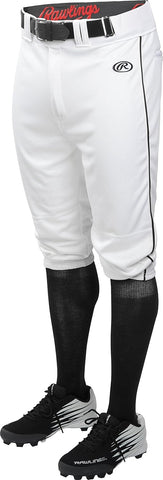 Rawlings Men's Launch Baseball Pants | Knicker Fit | Multiple Colors