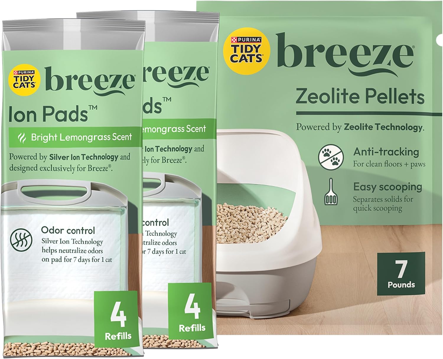 Purina Tidy Cats Breeze Litter System Refill Bundle - 7.91 lb Box