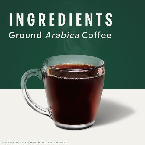 Starbucks K-Cup Coffee Pods, Medium Roast Hot or Iced Coffee, Pike Place Roast, 60 Keurig Pods ​