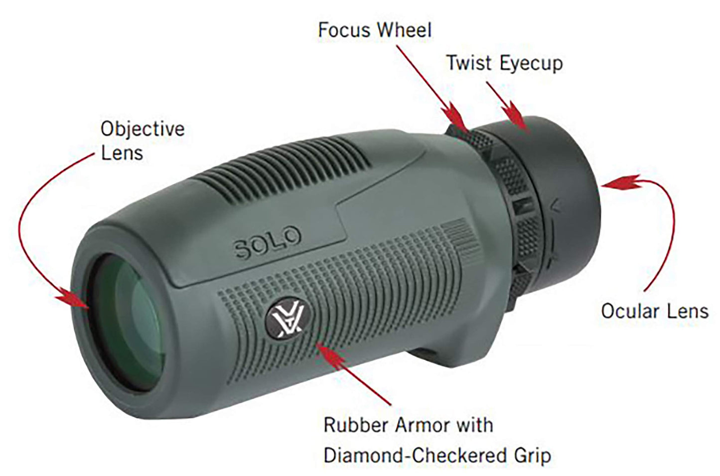 Vortex Optics Solo Monocular 10x25