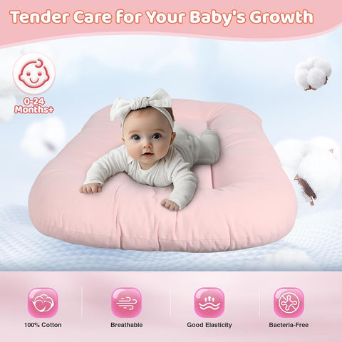 Infant Support Cushion for Newborn 0-24 Months, Rose Petal-CS
