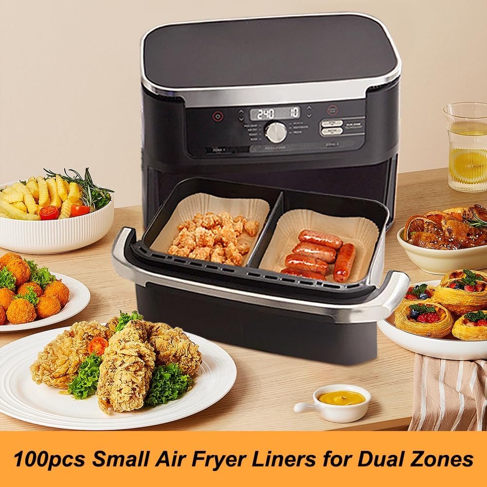 BYKITCHEN Air Fryer Liners for Ninja Foodi DZ071 7 Qt MegaZone Airfryer