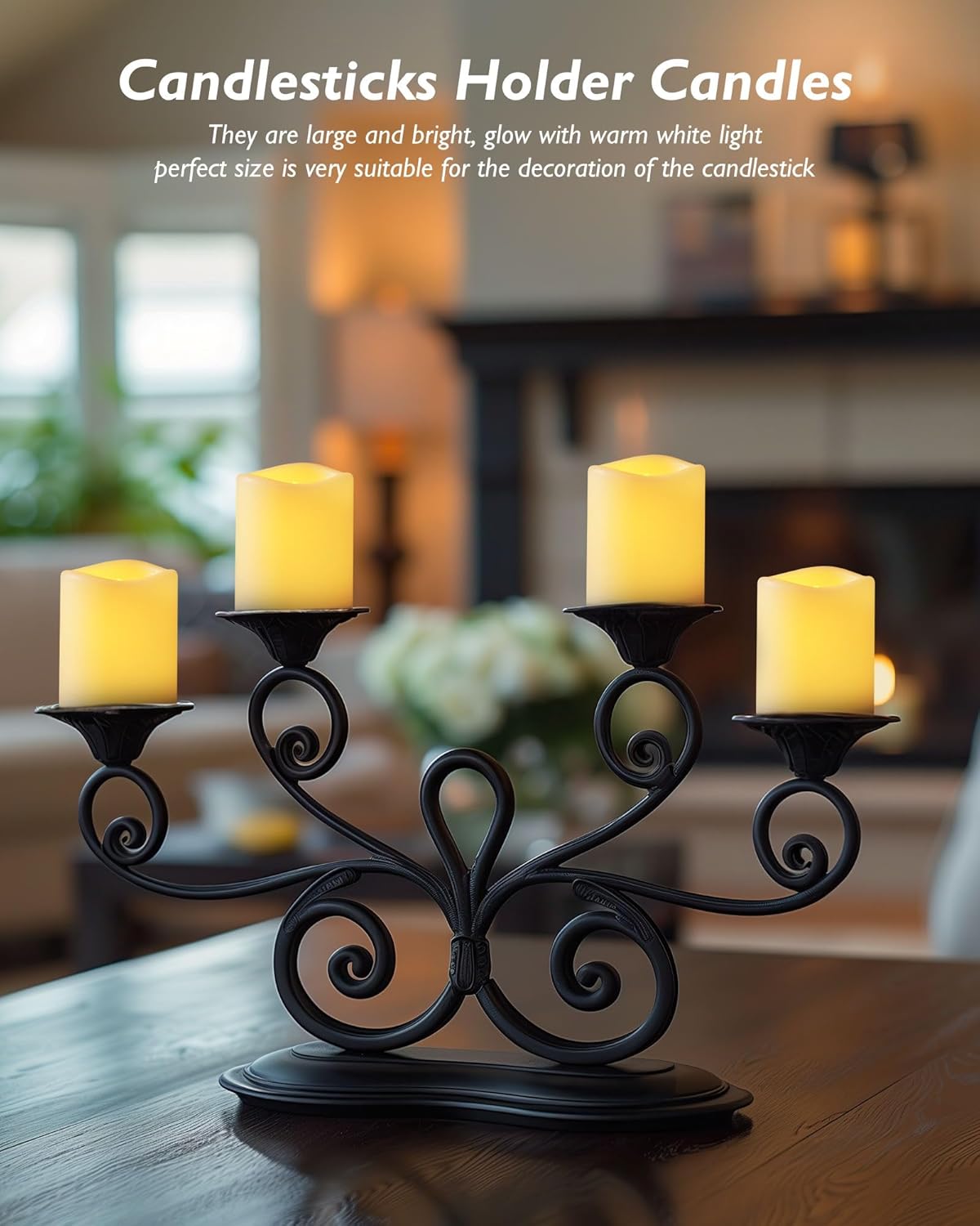 Homemory 12 Pack Flameless LED Votive Tealight Candles with Timer Remote