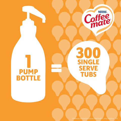 Nestle Coffee mate Caramel Non-Dairy Creamer Pump Bottle, 50.7 oz, 2-Pack
